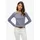 Off Shoulder Langarmshirt Blau M
