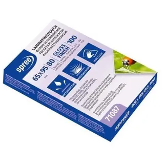 SPREE Lamination pocket 100 65*95mm 80my