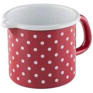 RIESS Pünktchen Rot Schnabeltopf 1 Liter 12 cm rund