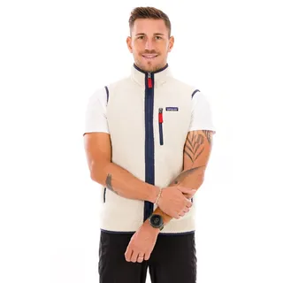 Patagonia M's Retro Pile Vest-Pelican w/Smolder Blue-L