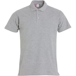 Clique Basic Poloshirt Herren 95 - grau meliert 3XL"