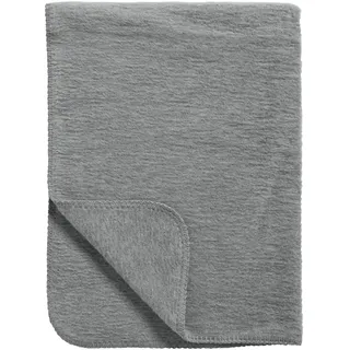 Meyco Baby Babydecke - 100x150cm - gewebte Kuscheldecke - 100 % Bio Baumwolle - Oeko Tex zertifiziert - kuschelig weich - Sommer & Winter - Made in Germany - Grau