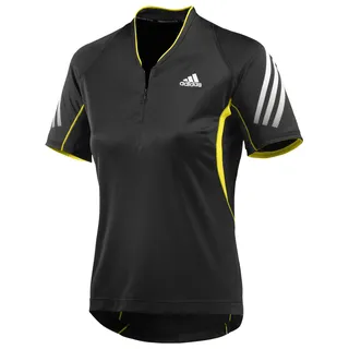 adidas MiTTennium Polo Damen [ Z19425 ] schwarz/gelb 1013 Größe 40 | M