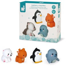 Bild - Wasserspritzer „Polartiere“, 4 Stück - Badespielzeug für Babys - Ab 10 Monaten, J04704