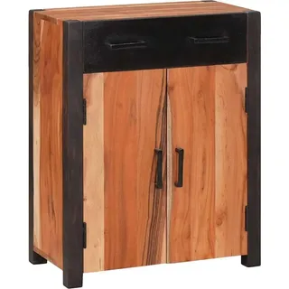 vidaXL Sideboard Braun 55 x 30 x 75 cm Massivholz Akazie - Braun