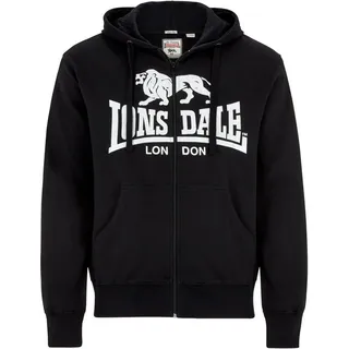 Lonsdale Krafty Reißverschlusspullover - Black - L