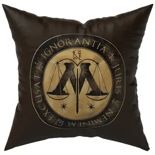 Wizarding World - Harry Potter - Coussin - Badge Ministère de la Magie