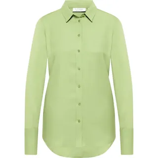 Viscose Shirt Bluse in grün unifarben