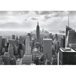 KOMAR Fototapete NYC Black And White 368 x 254 cm