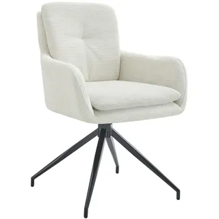 CLP Esszimmerstuhl Pickett Stoff Creme,