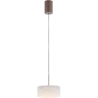 PAUL NEUHAUS LED Pendelleuchte "MARIKA", sand, 1, Ø 20cm H: 50cm, 1 Stk., Leuchten, Dimmbar über den Lichtschalter, Memory, Opalgläser, Comfort-Lift, LED Pendelleuchte