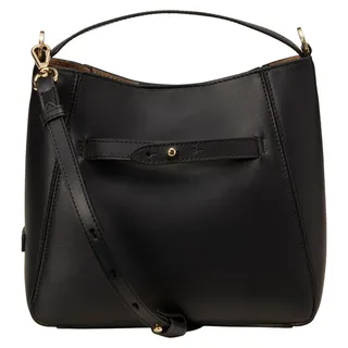 Marc O'Polo Leder Handtasche Umhängetasche Tilda Hobo Bag Black schwarz - Schwarz