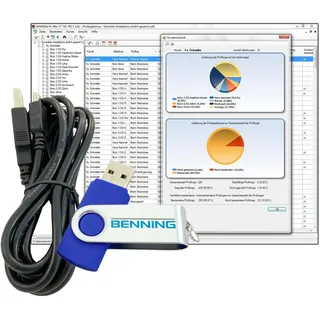 Benning Software Software BENNING PC-W, Messtechnik, Blau