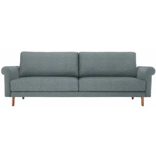 creation by rolf benz 3-Sitzer »CR.450, Designsofa, Loungesofa«, modern Landhaus, Breite 208 cm, Füße in Nussbaum grau