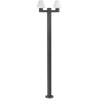 FARO Mastleuchte Mistu Garten Standleuchte dunkelgrau 74435F2-02