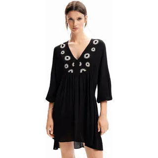 Desigual Damen Vest_Seneca Dress, Schwarz, S EU