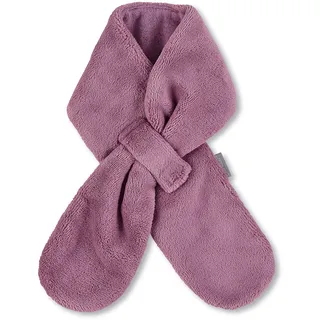 Sterntaler Unisex Baby Schal aus Teddyflausch, Rückseite Baumwollfleece, Rosa, 70