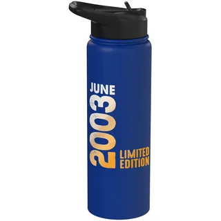 Im Monat Juni 2003 Jahr 2003 Retro 2003 Vintage 2003 Stainless Steel Insulated Water Bottle