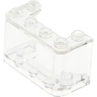 1x Lego Windschutzscheibe 2x4x2 transparent weiß Cockpit Fenster Auto 35160 4594 - Transparent, Weiß