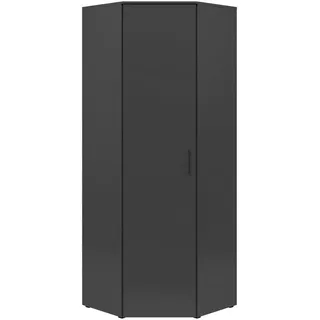 Carryhome Eckschrank , Graphitfarben , Kunststoff , 6 Fächer , 72x195x72 cm , FSC Mix , Typenauswahl, Beimöbel erhältlich , Schlafzimmer, Kleiderschränke, Eckschränke