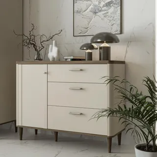 Forte Sideboard 120,1 x 91,7 x 41,2 cm Sand / Khaki
