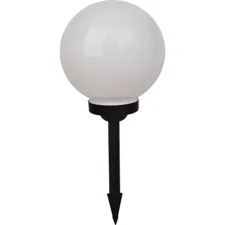 Blulaxa Solar LED-Gartenleuchte Ø 25 cm spritzwassergeschützt IP44 weiß