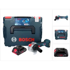 Bosch Professional, Winkelschleifer, Bosch GWX 18V-7 Professional Akku Winkelschleifer 18 V 125 mm Brushless X-LOCK + 1x ProCORE Akku 4,0 (125 mm)