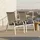 Gardenson Gartenstuhl 56 x 76 x 97 cm schwarz 2 St.