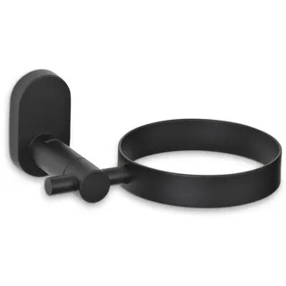 Kela Haartrocknerhalter , Schwarz , Metall , 11x6x14 cm , Badaccessoires, Sonstige Badaccessoires