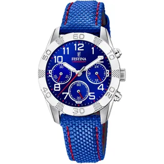Festina F20346/2 Analog 36 mm Leder Blau