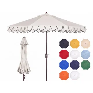 SAFAVIEH Metal for Living Room, Bedroom, Hallway, in White and Black, 255 X 255 X 248 cm