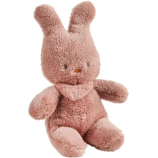 Nattou Kuscheltier Hase aus Polyester, Wegbegleiter ab der Geburt, 33 cm, Vegan, Tipidou, Altrosa