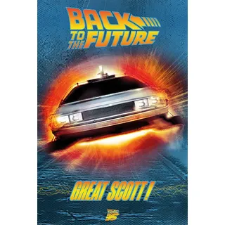 Back To The Future Great Scott Unisex Poster Multicolor Papier 61 x 91,5 cm Fan-Merch, Film