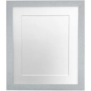FRAMES BY POST Bilderrahmen Passepartout, 76,2 x 50,8 cm, A2, Kunststoffglas, glitzernd, Weiß, Kunststoff, 30 x 20 Inch Image Size