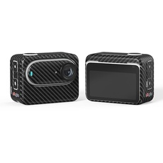 LICHIFIT Kamera Aufkleber Set für Insta360 GO 3 Kamera und Action Pod Selbstklebende Kohlefaser Zebra Aufkleber mit 3M Aufkleber Kamera Schutzfolie Skin Paster Zubehör