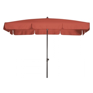 Doppler WATERPROOF III Sonnenschirm wasserdicht & höhenverstellbar 225 x 120cm terracotta