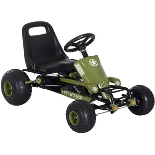 Homcom Go Kart grün (99x65x56cm)