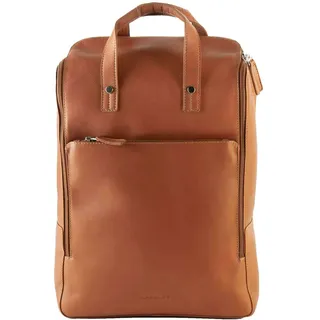 HAROLD'S Leder Freizeitrucksack Rucksack mit Laptopfach Campo U-City-Backpack Cognac hellbraun - Hellbraun
