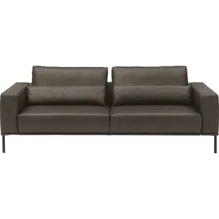 Musterring 3-Sitzer Leder Braun