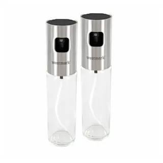 Westmark Essig-/Ölspender Set 17,5 cm 100 ml Edelstahl Glas