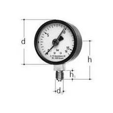 JRG Manometer 1/4' 350794801