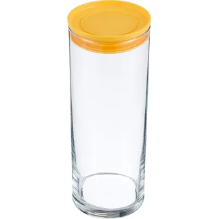 Pasabahce 43756 Vorratsdosen Set aus Glas, Deckel mit Dichtung Aufbewahrungsbehälter - Transparent