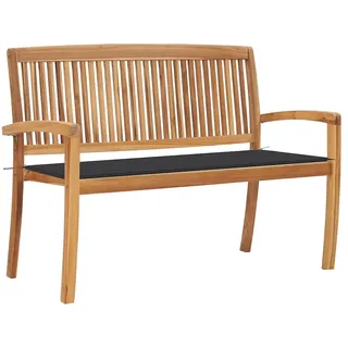 vidaXL Stapelbank 128,5 x 53 x 90 cm Teak
