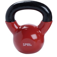 SPRI Unisex-Erwachsene 07-70402 Kettlebell, (C) Rot | 4,5 kg, 10-Pound