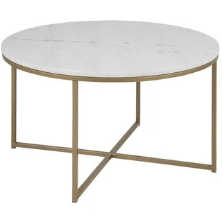 Actona Alisma Couchtisch Stahl/Marmor