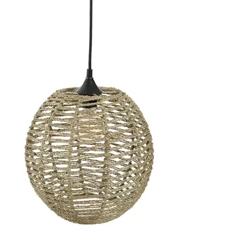 Atmosphera Rattan Hängelampe - Beige - One Size