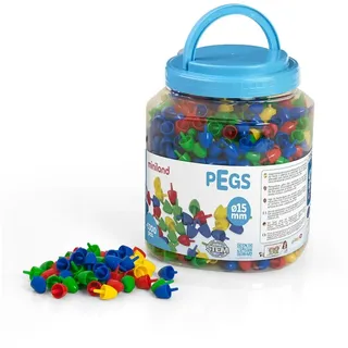 Miniland Pegs Grundschule 15 Mm 1300 Einheiten - Multicolor - One Size
