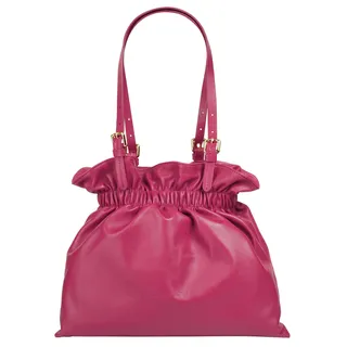 Samantha look Shopper Leder Pink