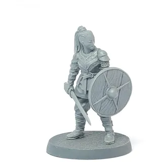 Brother Vinni Shield Maiden Wargame Miniature SAGA 28mm, Resin