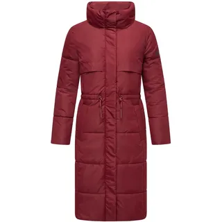 Wintermantel NAVAHOO "Steppmantel Der Wahnsinn 14", Damen, Gr. L, rot (bordeaux), Obermaterial: 100% Polyester Pol. recyc..  Obermaterial: Futter: 100% Polyester PES. 100% Polyester Pol. recyc.., Mäntel Wintermantel
